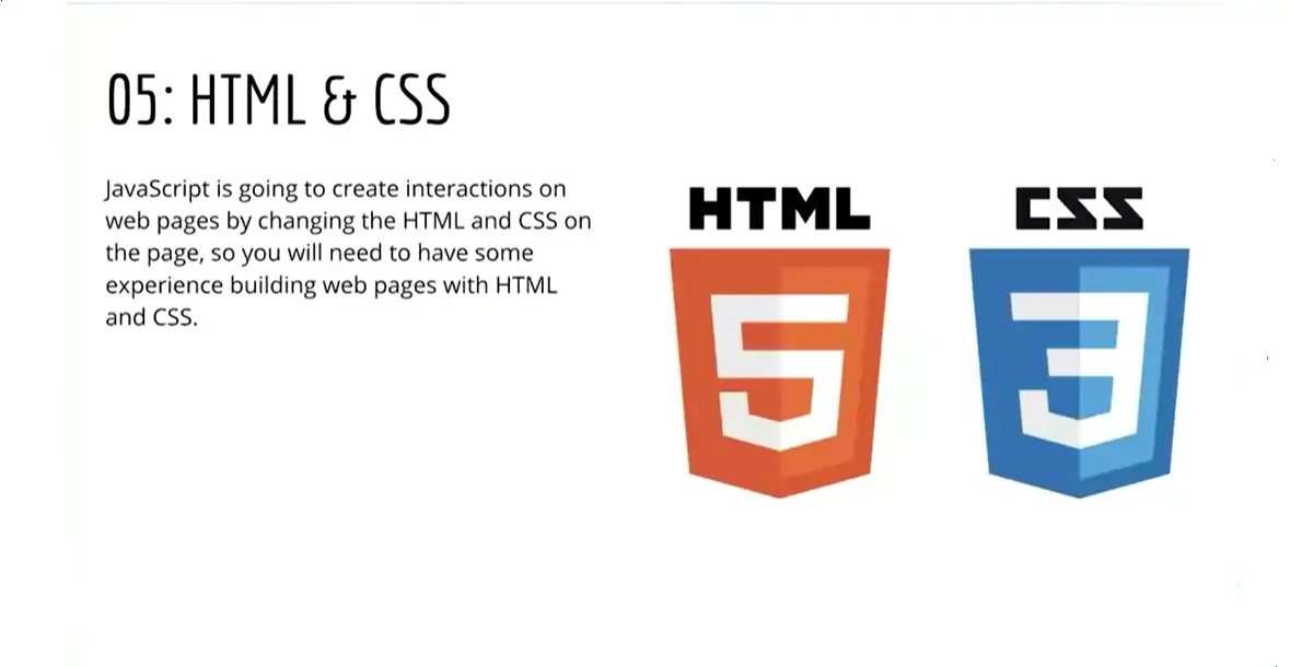 HTML and CSS.