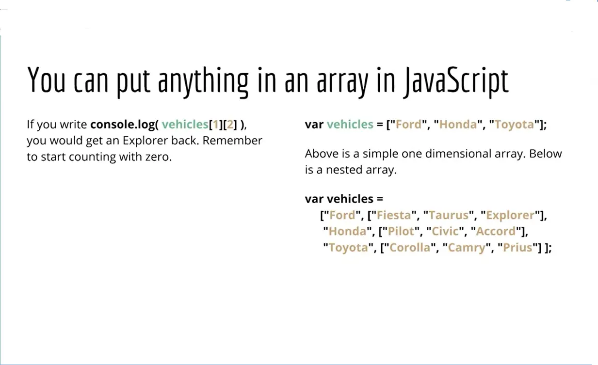 You can put an array within an array.