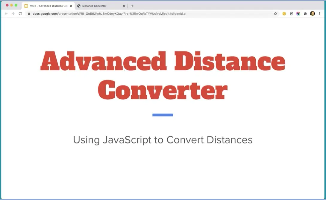 4.06 Advanced Distance Converter Project - Part 1.